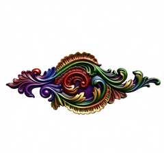 Силиконовый молд Орнамент № 035 малый