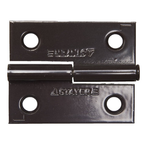 STAYER 50 x 43 x 1.8 мм, разъемная, левая, цвет коричневый, карточная петля (37613-50-3L)