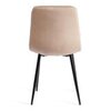 Стул Чили / CHILLY (mod. JSC-220) металл черный/велюр бежевый