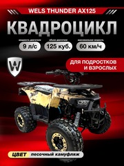 Подростковый бензиновый квадроцикл Wels AX125