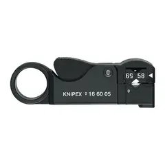 Инструмент для удаления изоляции с коаксиальных кабелей 105 мм Knipex 16 60 05 SB