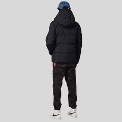 Куртка Alpha Industries Hooded Puffer Black (Черная)