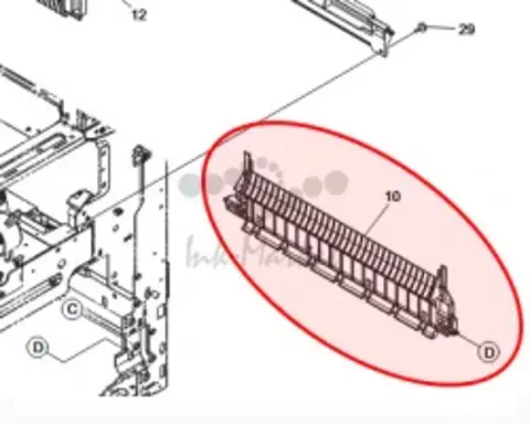Toshiba Guide trans open H373 original 6LK50701000