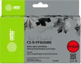 Картридж перезаправляемый струйный Cactus CS-R-PFI030BK черный (55мл) для Canon imagePROGRAF TA-20/30/TM-240/340