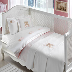 Детское постельное белье с покрывалом Tivolyo home Lovely Bebe розовое