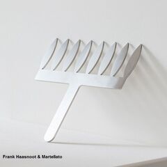 Трафарет для декора LEAF COMB h6см, нерж.сталь, дизайн - Frank Haasnoot 20FH01S