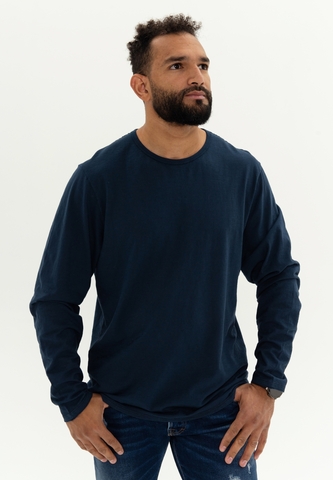 Лонгслив Bowery NYC однотонный Vintage Iris