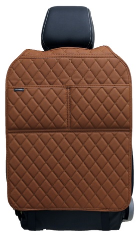 Накидка на спинку сиденья / органайзер (из экокожи) ЛЮКС