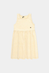 Платье  для девочки  К 5589/светлая мимоза,светлые блики