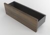 Настенная полка Geberit Smyle Square: B=45см, H=14.8см, T=15см, темно-серый / с порошковой окраской, матовый, меламин с текстурой дерева / пекан