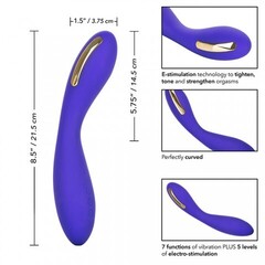 Вибромассажер с электростимуляцией Calexotics Impulse Intimate E-Stimulator Wand (21.5 x 3.75 см)