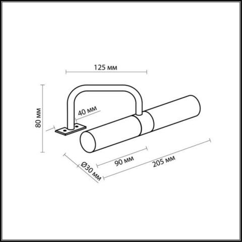 Подсветка для зеркал Odeon Light IZAR 2445/2