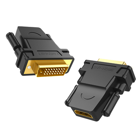 Адаптер UGREEN DVI 24+1 Male to HDMI Female, черный