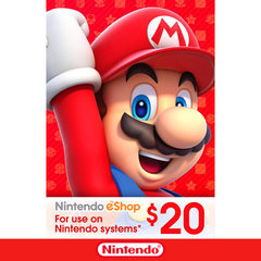 Nintendo eShop Store USA: Карта оплаты 20$ [Цифровой код доступа]