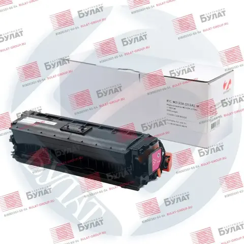 Тонер-картридж HP CLJ M554 /M578 W2123A (212A) Magenta (4.5k). 7Q