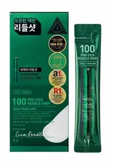 VT Cosmetics Pro Cica Reedle Shot 100 Stick бустер-сыворотка для лица с микроиглами с комплексом центеллы (саше 2 мл.)