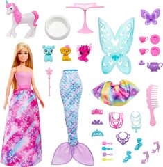 Игровой набор Барби Barbie и адвент календарь для девочек