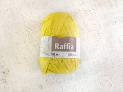 Пряжа "Raffia", 40гр, 50м, (1уп=10шт), жёлтый