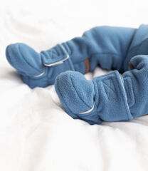 Пинетки из флиса "Cute" (синие)