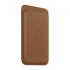 Кожаный чехол-бумажник с поддержкой MagSafe Apple Leather Wallet, Brown