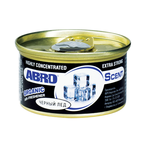 Освежитель воздуха ABRO Органик Чёрный лёд AS-560-IB