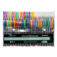 
          Ручка гелевая, Basir, цветные чернила, серия "Неон - пастель", ароматизированные, с блёстками, 60 шт