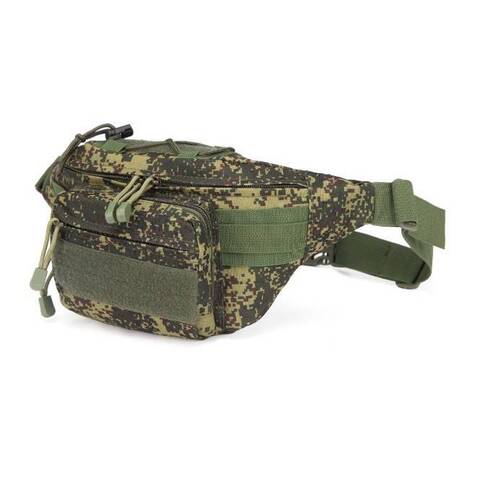 Cумка тактическая на пояс MOLLE (зеленая цифра)