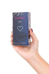 Светящиеся в темноте презервативы EXPERT Neon - 10 шт. - 