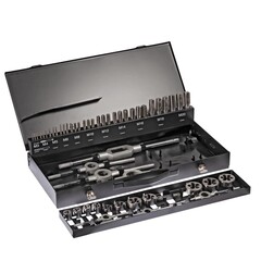 Набор метчиков и плашек M3-M20 54пр HSS-G Terrax by Ruko A245040