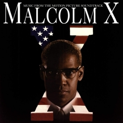 Виниловая пластинка.  Malcolm X Soundtrack. Translucent Red Vinyl