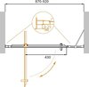 Душевая дверь в нишу Cezares MOLVENO-BA-11 MOLVENO-BA-11-70+20-C-Cr-IV