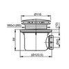 Сифон для душевого поддона 9 см Ravak Professional 90 X01309