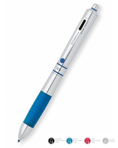 Ручка многофункциональная Franklin Covey Hinsdale Chrome & Blue Grip (FC0090-3) (FC0090-3)