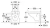 Gustavsberg Nautic 5530 C+ GB1155300R1000 Подвесной унитаз с горизонтальным выпуском, без крышки-сиденья