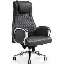 Кресло для руководителя Easy Chair 518 ML черное (кожа/металл)