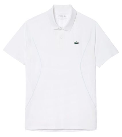 Теннисное поло Lacoste Tennis x Novak Djokovic Ultra-Dry Polo - white