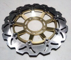 Диск тормозной передний лепестковый на TRIUMPH SPEED TRIPLE 2005-2007 / SPEED TRIPLE R / ABS 2012-2013