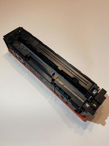 Совместимый картридж с белым тонером CF400 для HP СLJ Pro M252/277 1.4K White