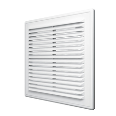 Решетка вентиляц. разъемная с сеткой 150 х 150 мм пласт. "Эра" 1515P