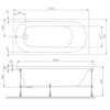 Am.Pm W94A-150-070W-A1 X-Joy Ванна акриловая 150х70