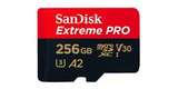 Карта памяти microSDXC 256GB SanDisk Class 10 UHS-I A2 C10 V30 U3 Extreme Pro + SD адаптер 170MB/s