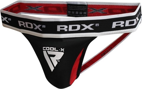 Бандаж RDX Groin Guard Supporter - Red\Black (без ракушки)