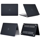 Чехол матовый Hardshell Case для Macbook Air 13,3" (A1369; A1466) (Черный)