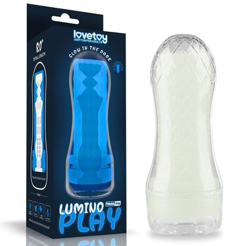 Светящийся в темноте мастурбатор Lumino Play Masturbator Pocketed - Lovetoy LV342036