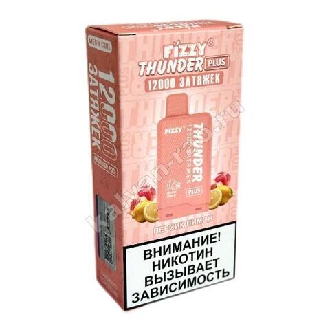 Картридж Fizzy Thunder Plus 12000 затяжек - Персик Лимон