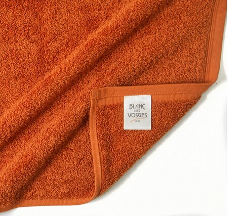 Полотенце 40x60 Blanc des Vosges Uni Terra Cota terracota оранжевое