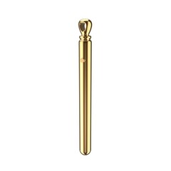 Золотистая подвеска-вибратор Genie Flirting Pen - 