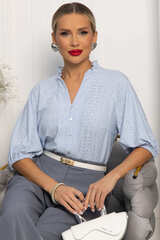 Блуза Люция (голубая) Б14289-45М LT Collection
