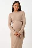 Платье для беременных 16270 мокко меланж