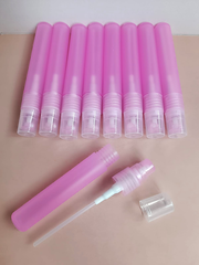 Флакон-спрей 10мл пластик розовый 15шт